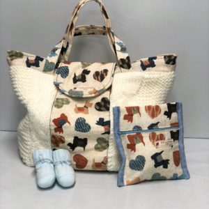 Borsa nursery in maglia